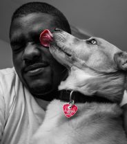 Why does my dog rub his face on me? 